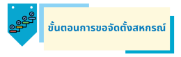 ขั้นตอนการขอจัดตั้งสหกรณ์